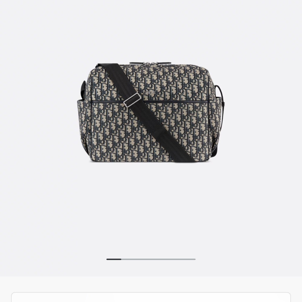 Dior diaper bag
